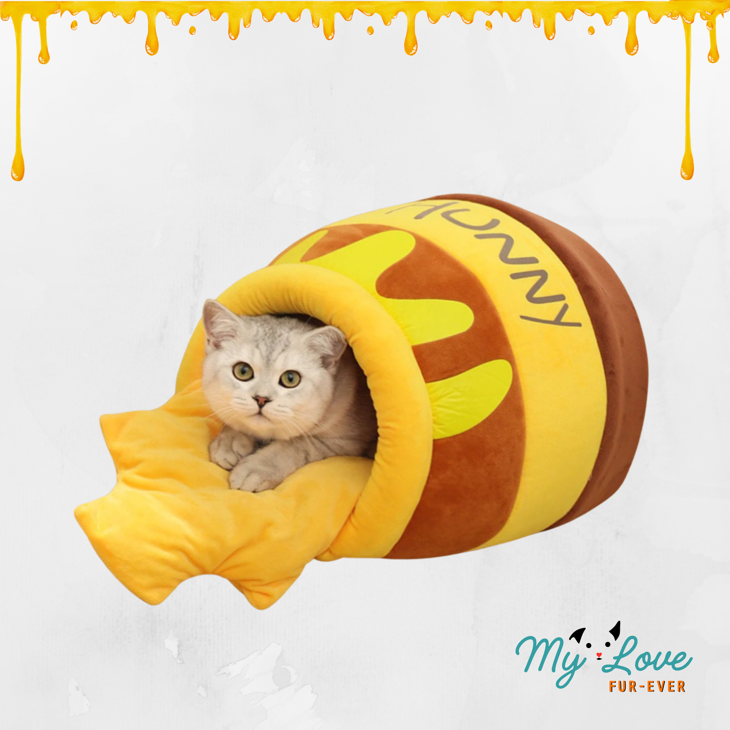 Honey Jar Cat Bed House