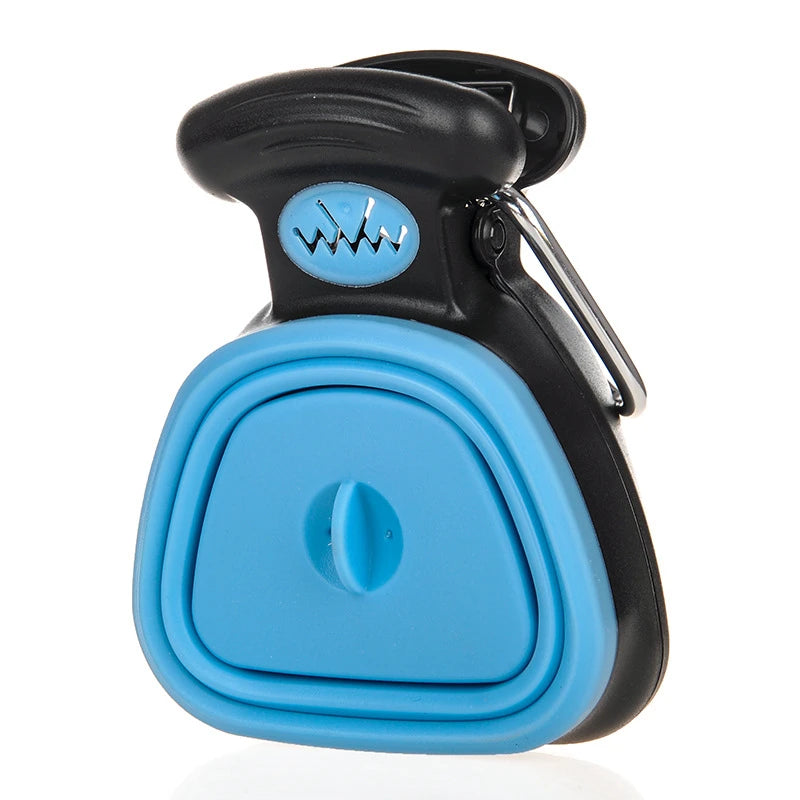 Dog Pooper Scooper Poo Paw Foldable + 1 Roll Decomposable Bags