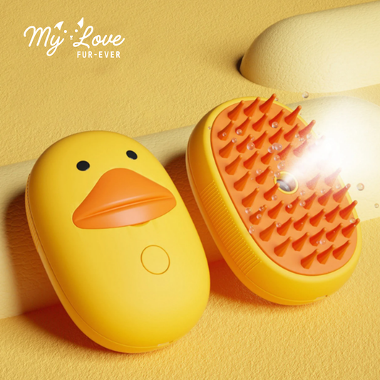 Duck Massage Brush 3 in 1 Steam Spray