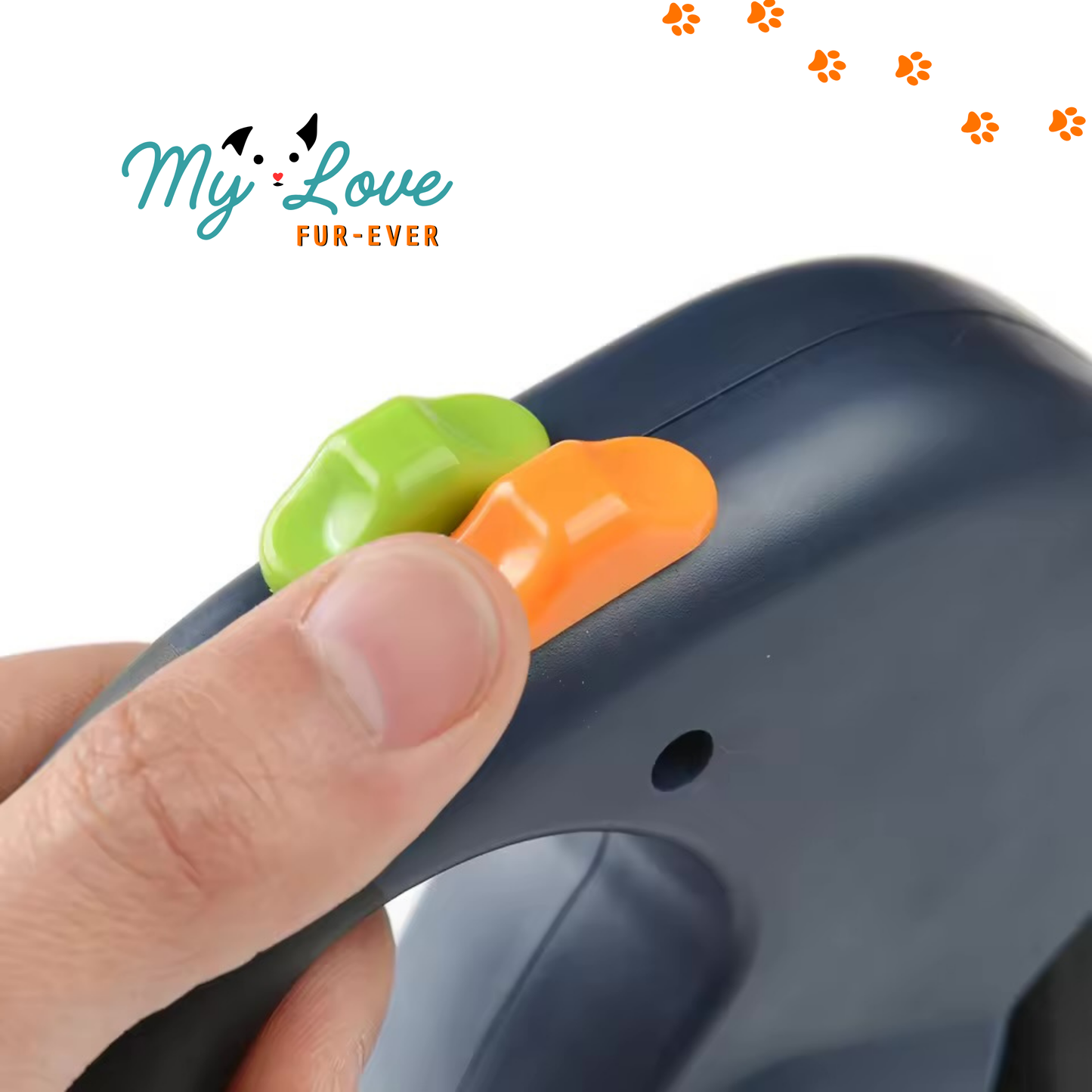 GlowWalk Duo™ – Retractable Dual Dog Leash with 360° Swivel & LED Light