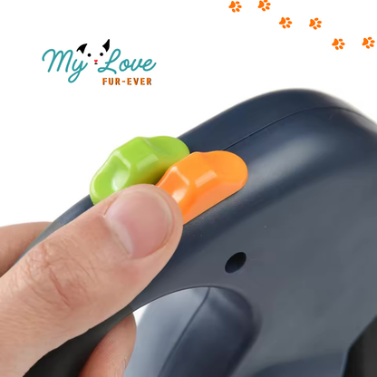 GlowWalk Duo™ – Retractable Dual Dog Leash with 360° Swivel & LED Light