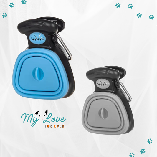 Dog Pooper Scooper Poo Paw Foldable + 1 Roll Decomposable Bags