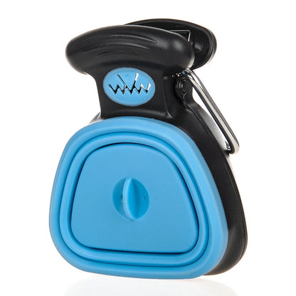 Dog Pooper Scooper Poo Paw Foldable + 1 Roll Decomposable Bags