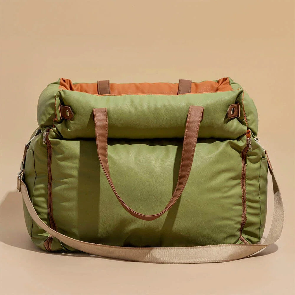 Luxury Dog Car Seat Bag – 3-in-1 Booster Travel Bed & Carrier