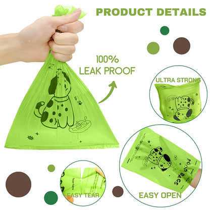Dog Poop Bags Lavender Extra Thick + Leakproof